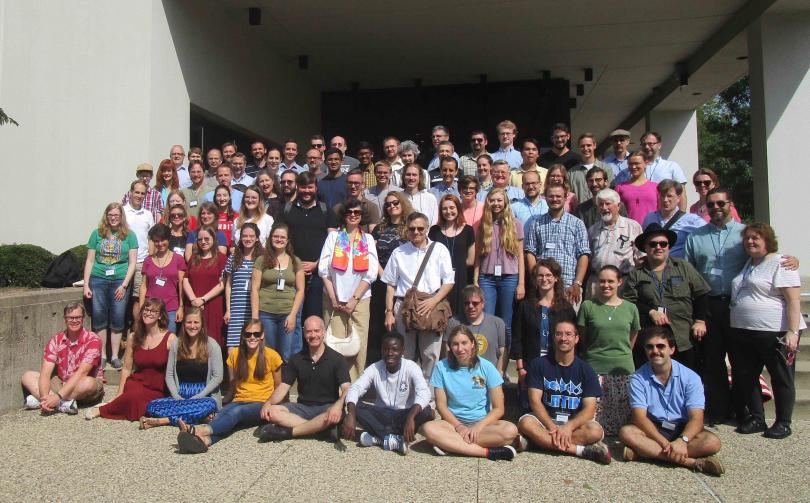 photo of a bunch of people in a Latin seminar